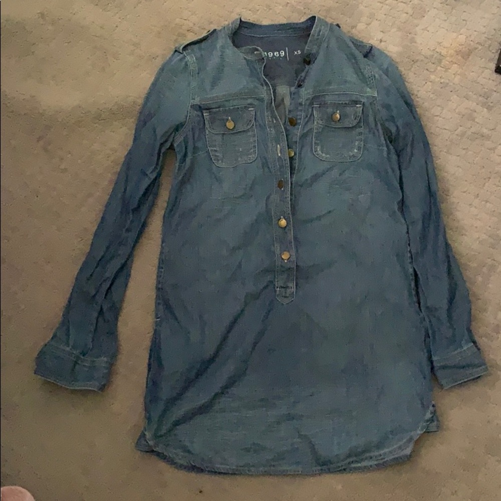 Denim gap dress